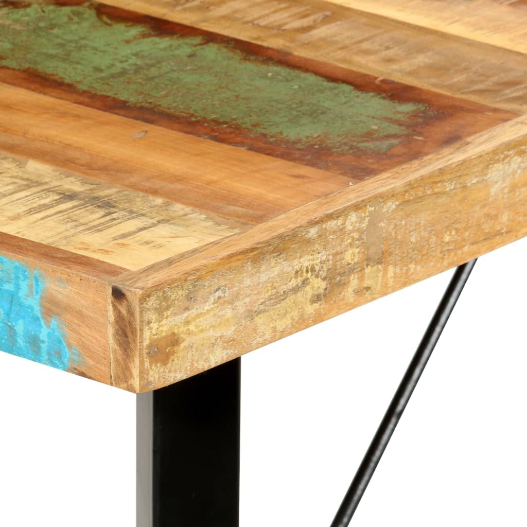 vidaXL tömör újrahasznosított fa bárasztal 180 x 70 x 107 cm