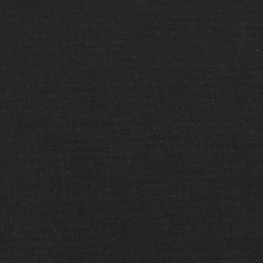 vidaXL fekete szövet pad 100 x 35 x 41 cm