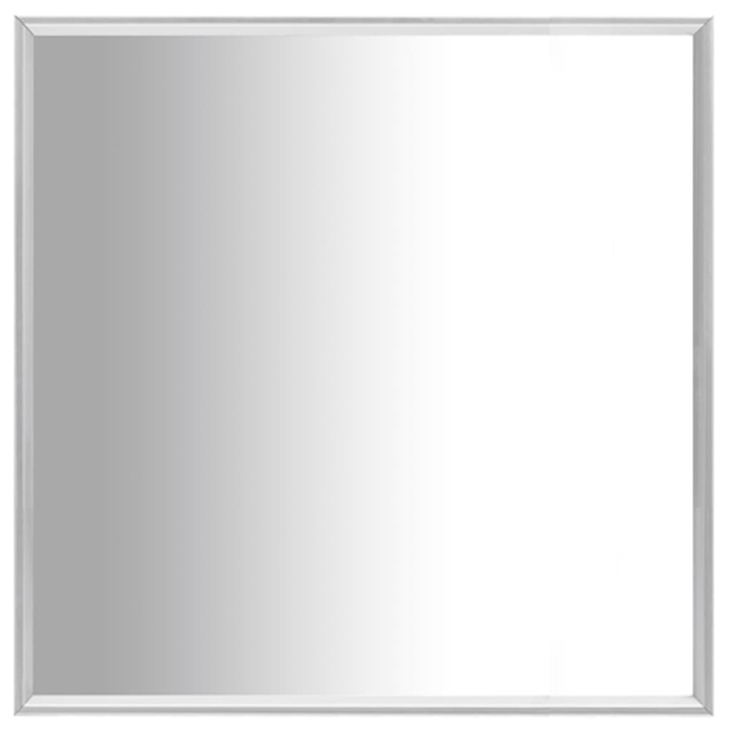 vidaXL ezüstszínű tükör 50 x 50 cm