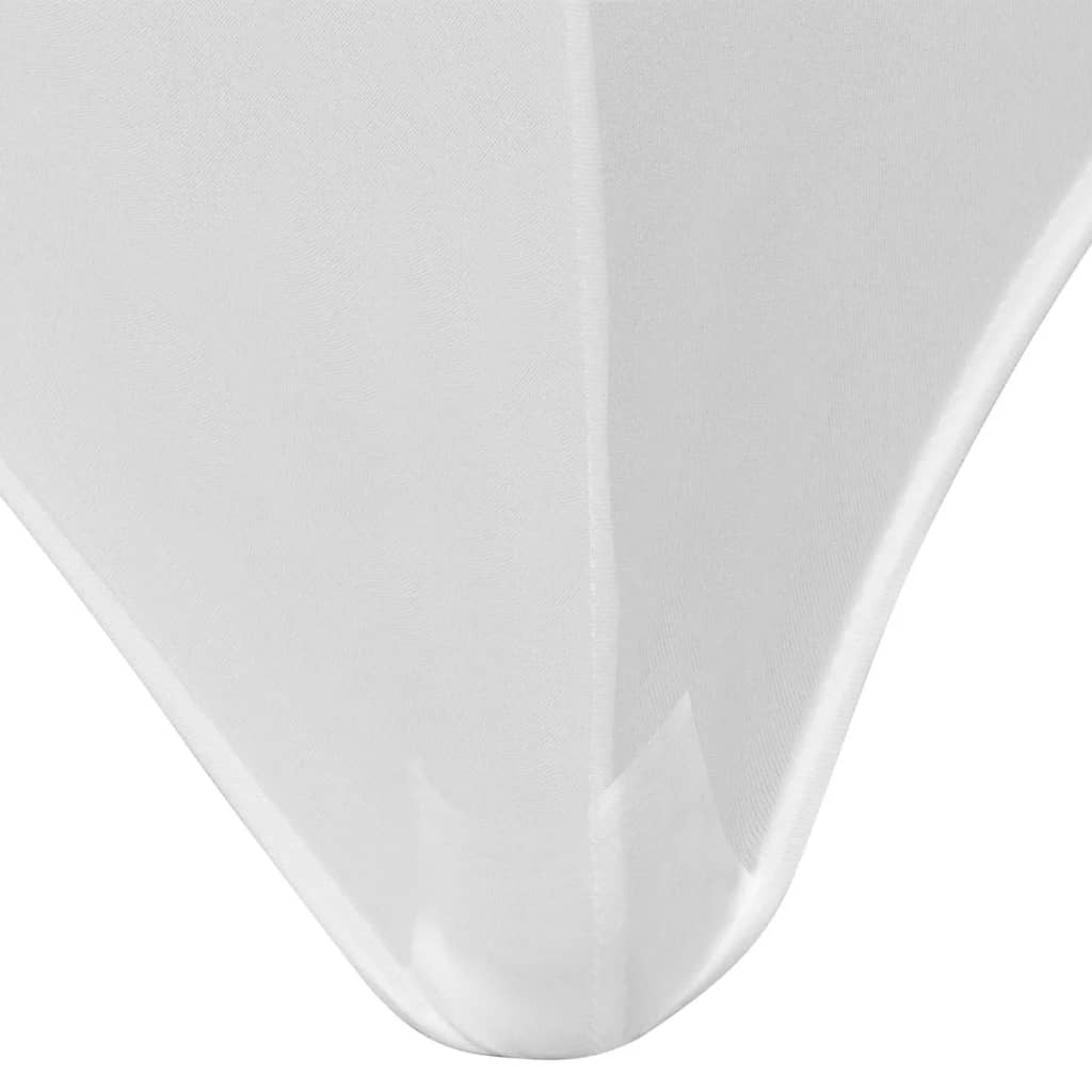 vidaXL 2 db fehér nyújtható asztali védőhuzat 243x76x74 cm