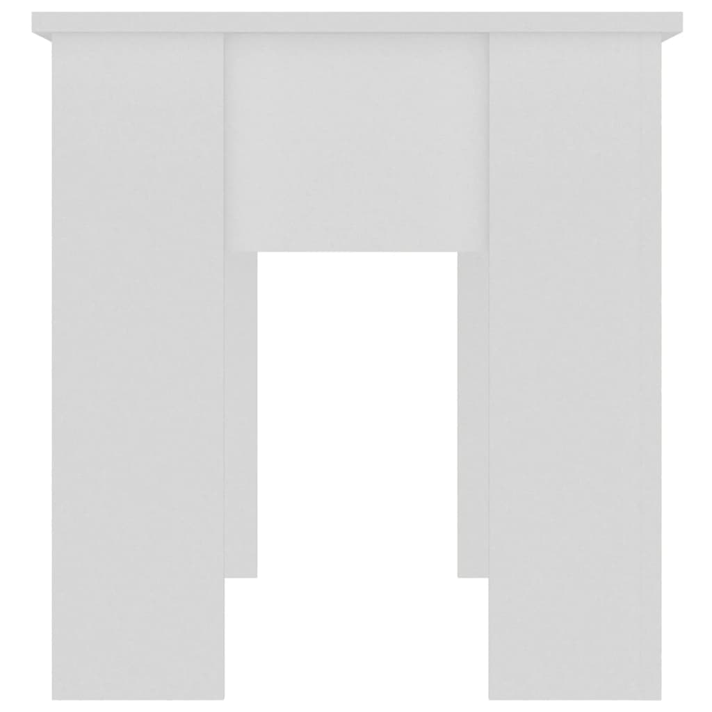 vidaXL fehér szerelt fa dohányzóasztal 101 x 49 x 52 cm
