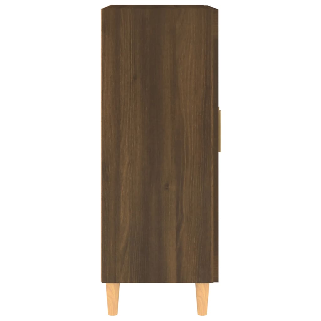 vidaXL barna tölgyszínű szerelt fa tálalószekrény 69,5 x 34 x 90 cm