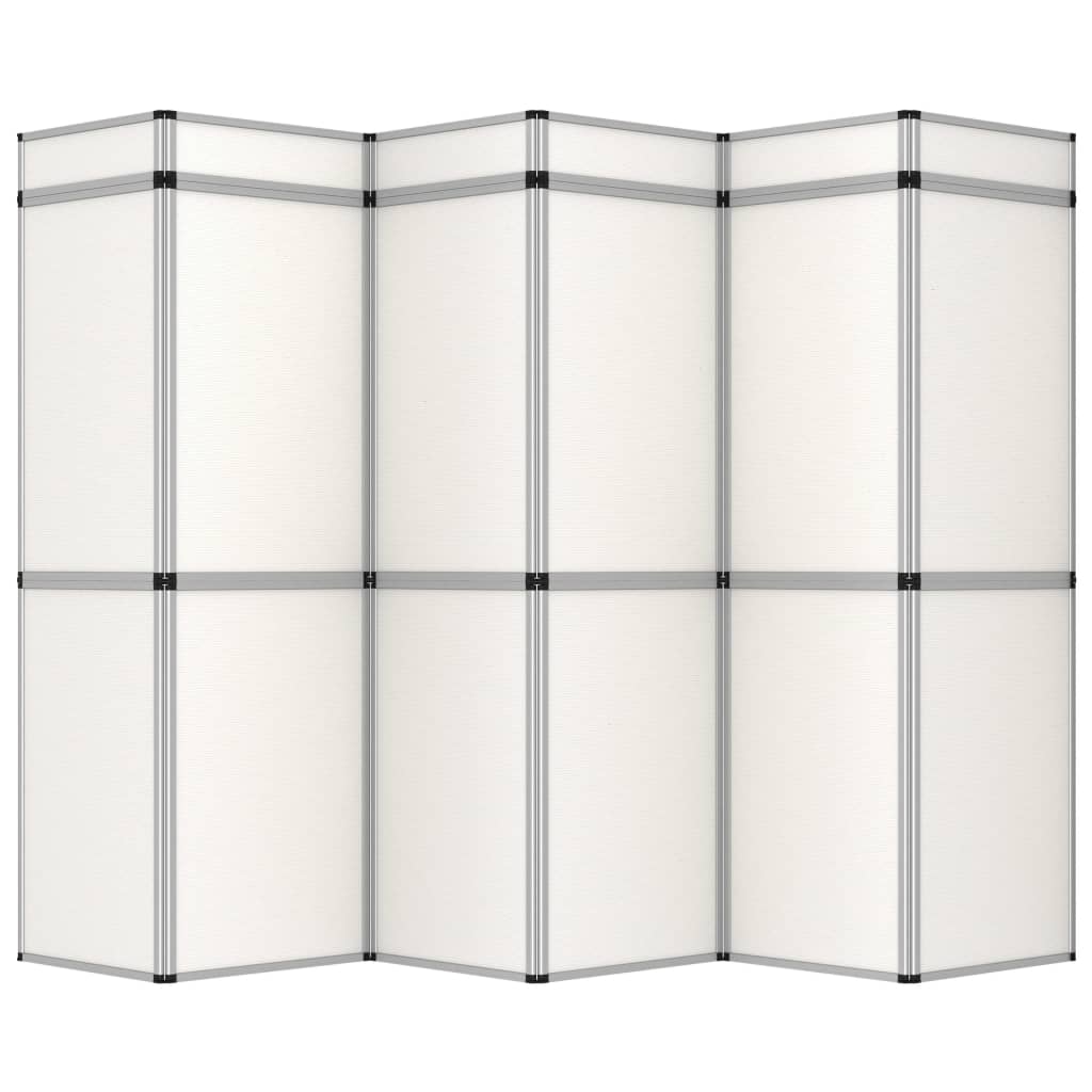 vidaxl fehér 18 paneles összecsukható kiállítófal 362 x 200 cm