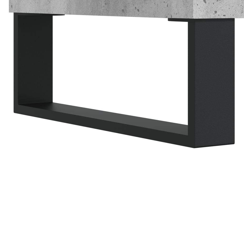 vidaXL betonszürke szerelt fa TV-szekrény 160x35x55 cm