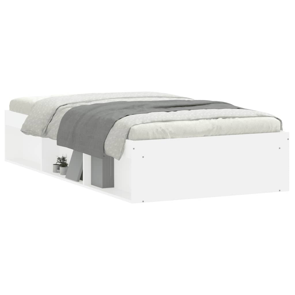 vidaXL fehér ágykeret 90 x 190 cm