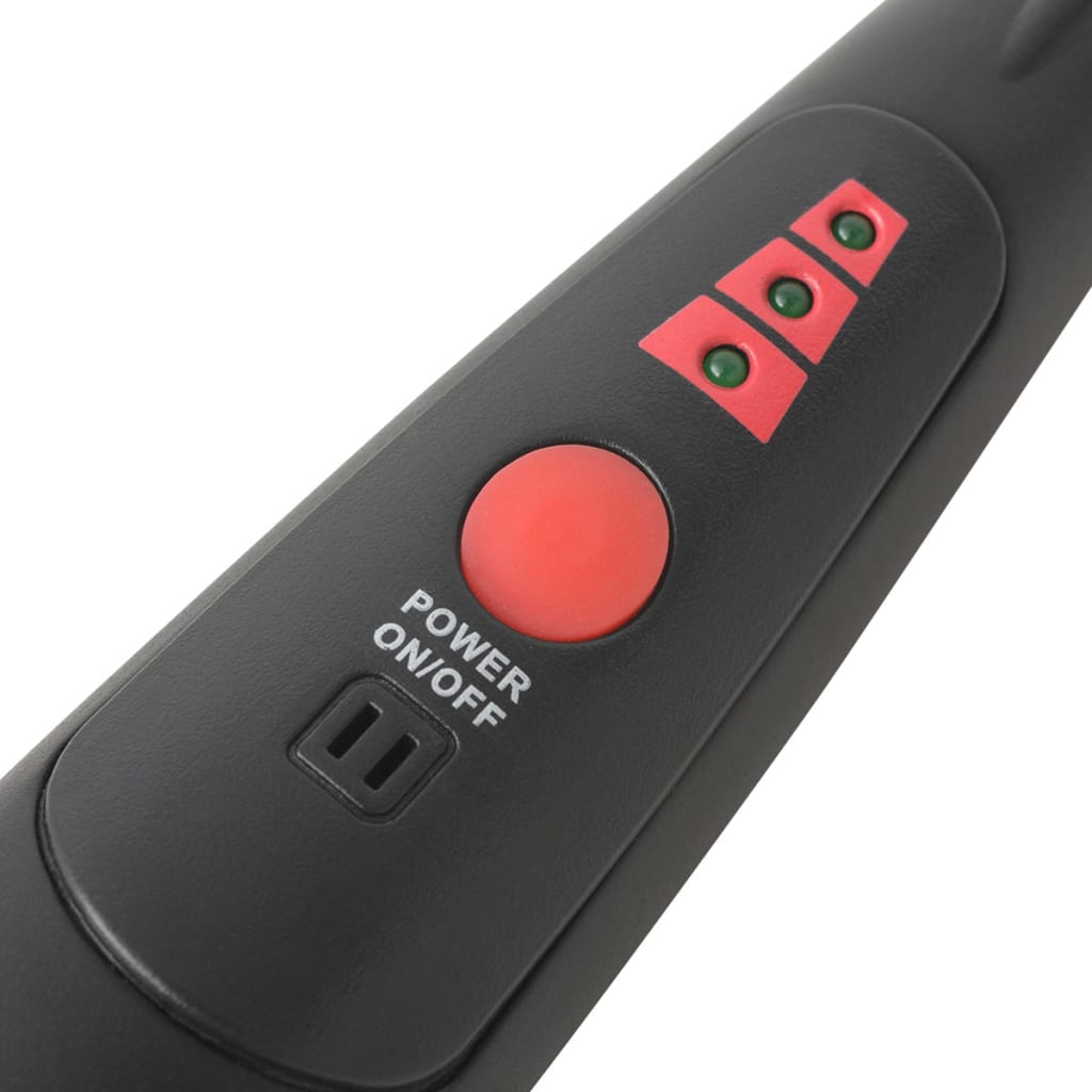vidaXL Pinpointer fekete és piros fémdetektor