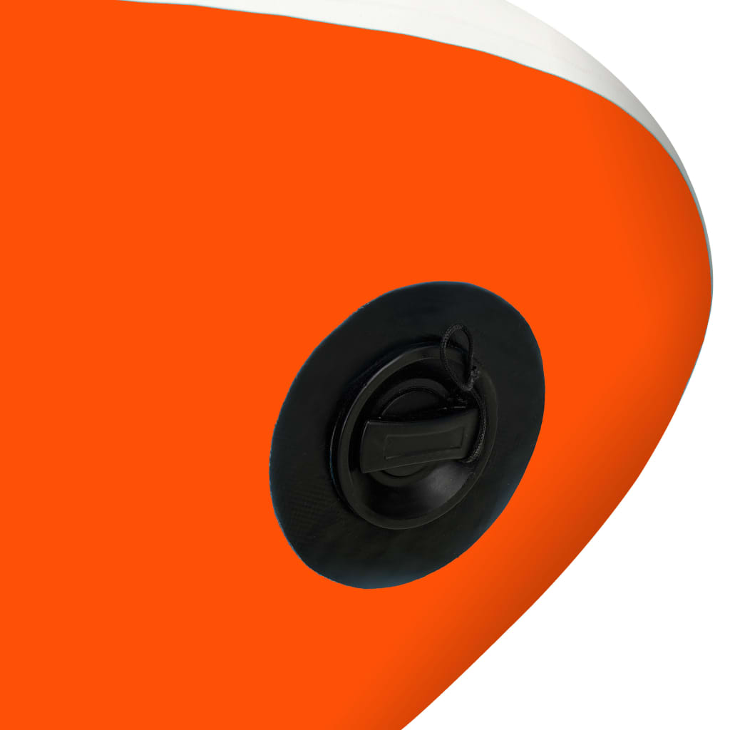 vidaXL narancssárga felfújható állószörfszett 366 x 76 x 15 cm