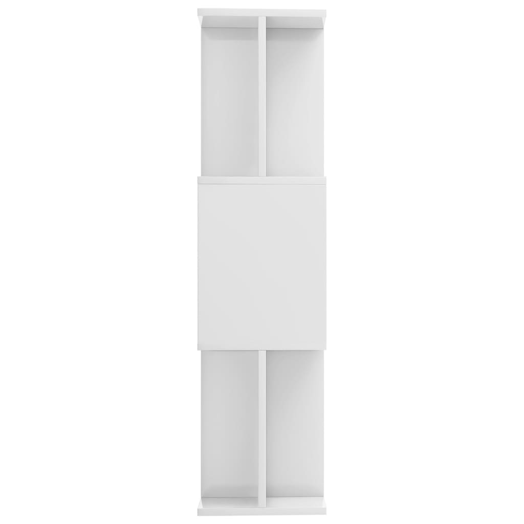 vidaXL magasfényű fehér könyvszekrény/térelválasztó 80x24x96 cm