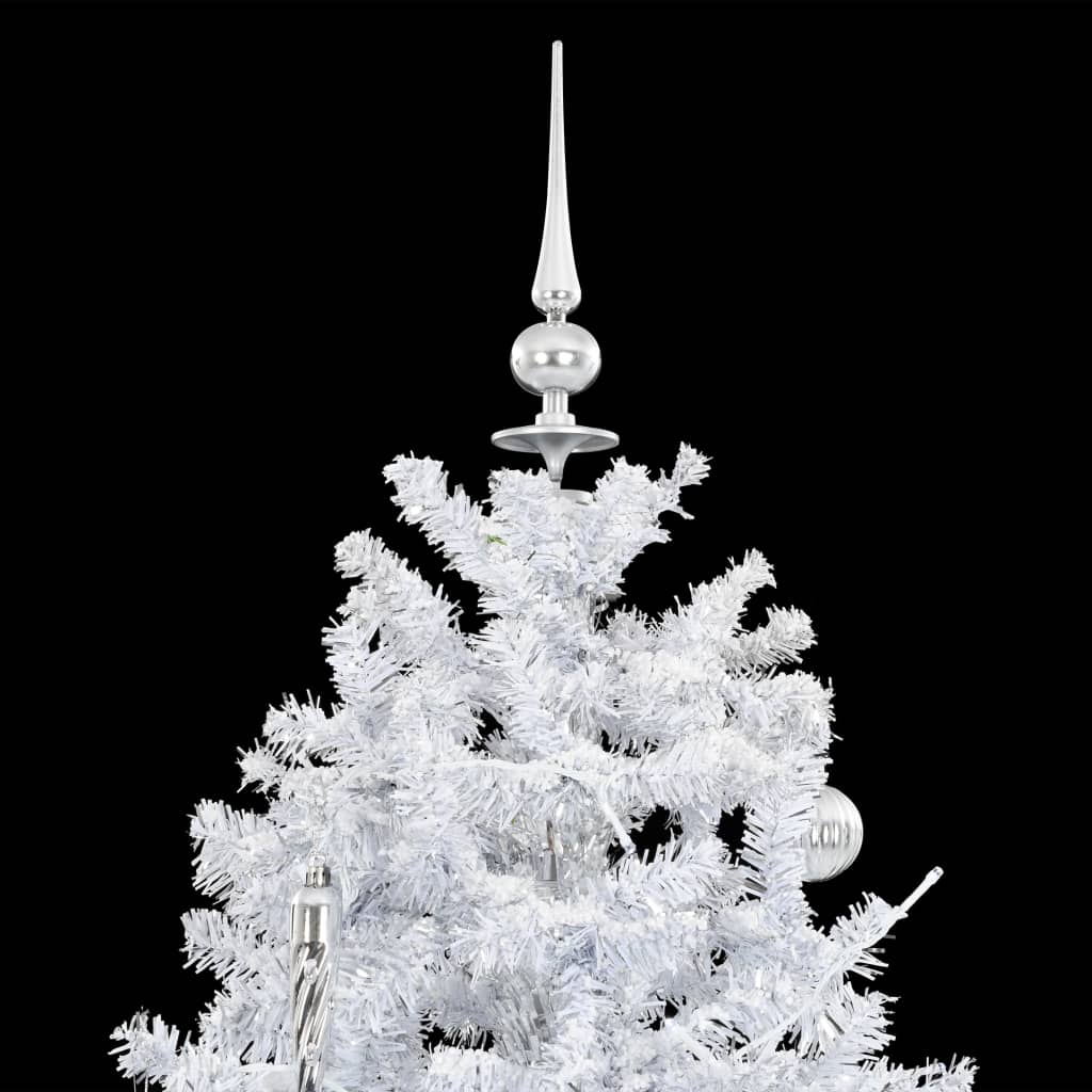vidaXL fehér havazó karácsonyfa ernyő alakú talppal 170 cm