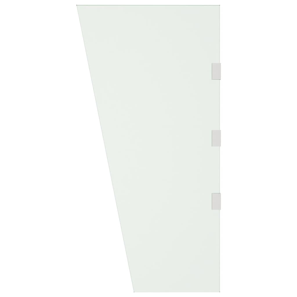 vidaXL 2 db átlátszó edzett üveg ajtó előtető oldalpanel