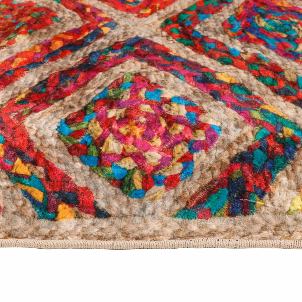 vidaXL többszínű mosható csúszásgátló szőnyeg 80 x 150 cm