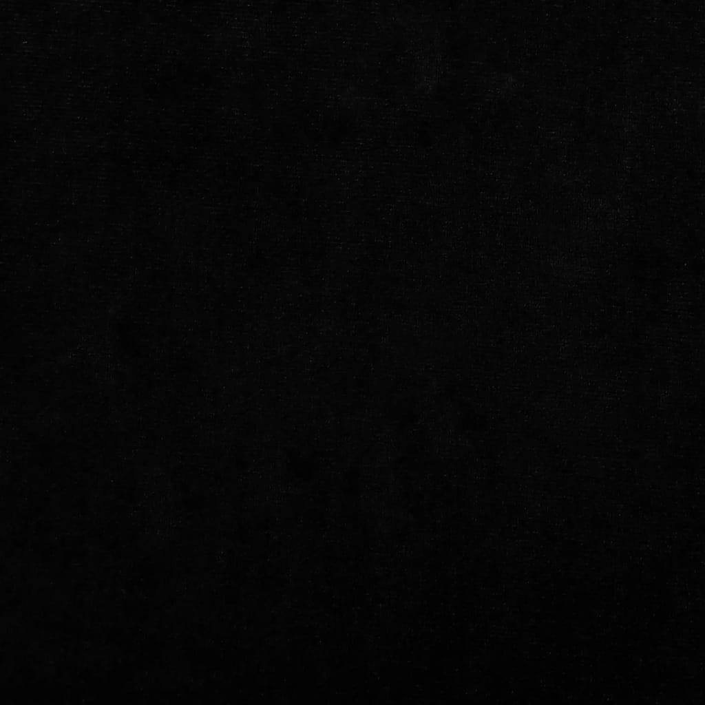 vidaXL fekete gyerek bársonykanapé 60 x 40 x 30 cm