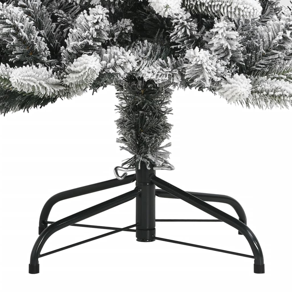 vidaXL PVC és polietilén műkarácsonyfa pelyhes hóval 180 cm