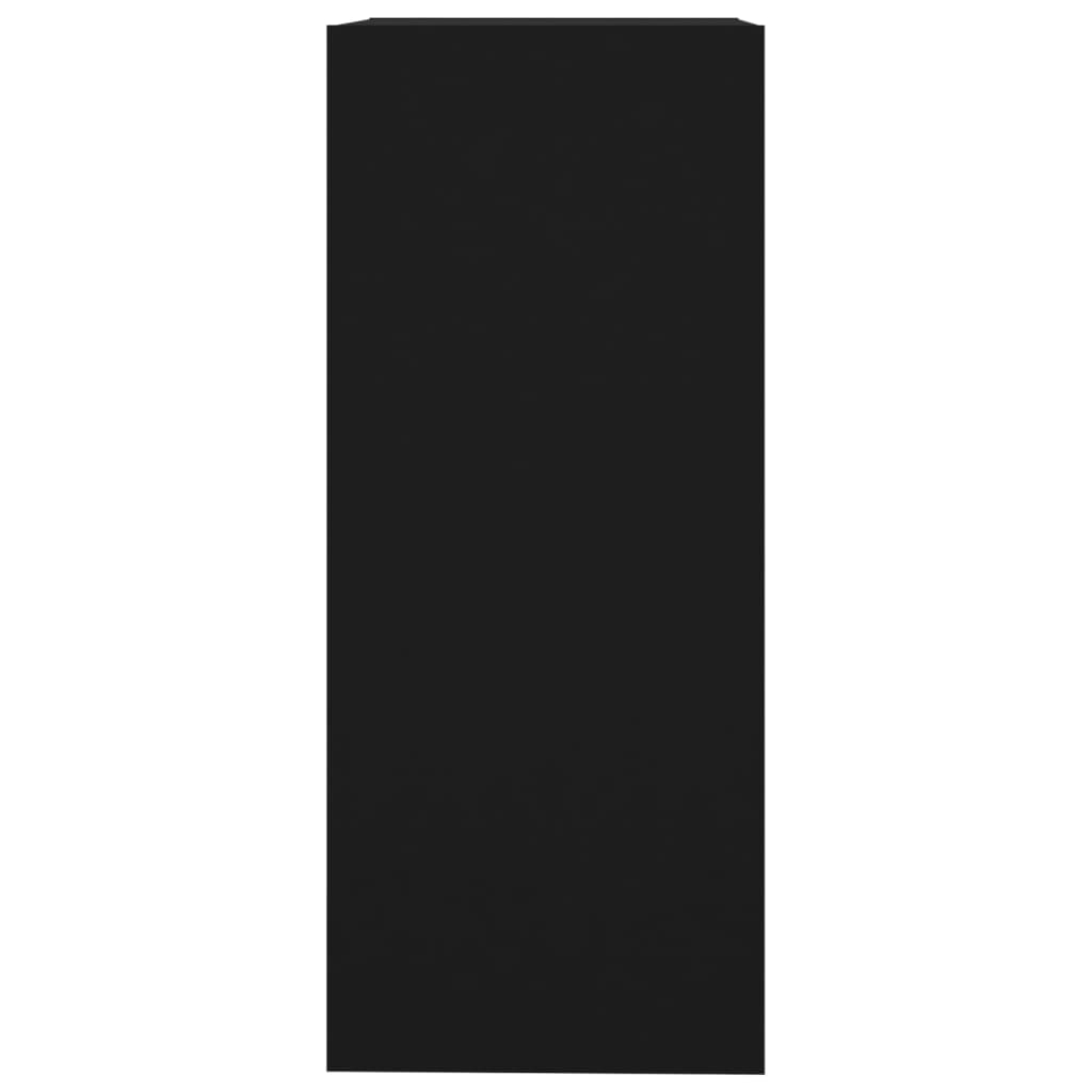 vidaXL fekete könyvszekrény/térelválasztó 40 x 30 x 72 cm