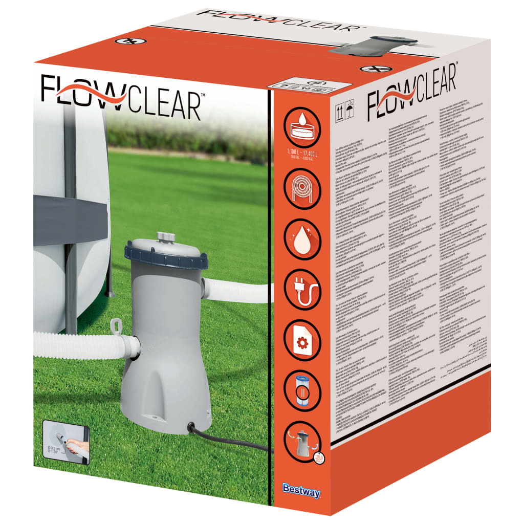 Bestway Flowclear medencesz?r?-szivattyú 3028 liter/óra