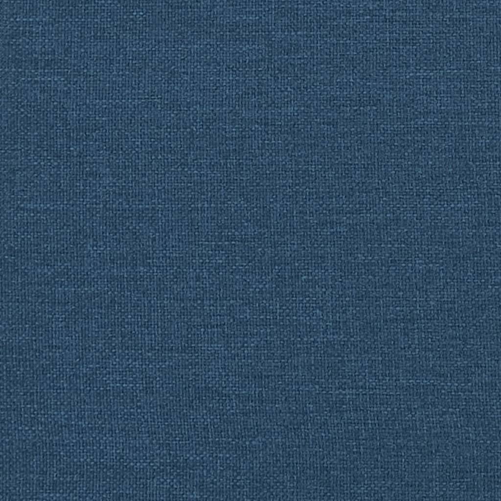 vidaXL kék szövet pad 100 x 64 x 80 cm