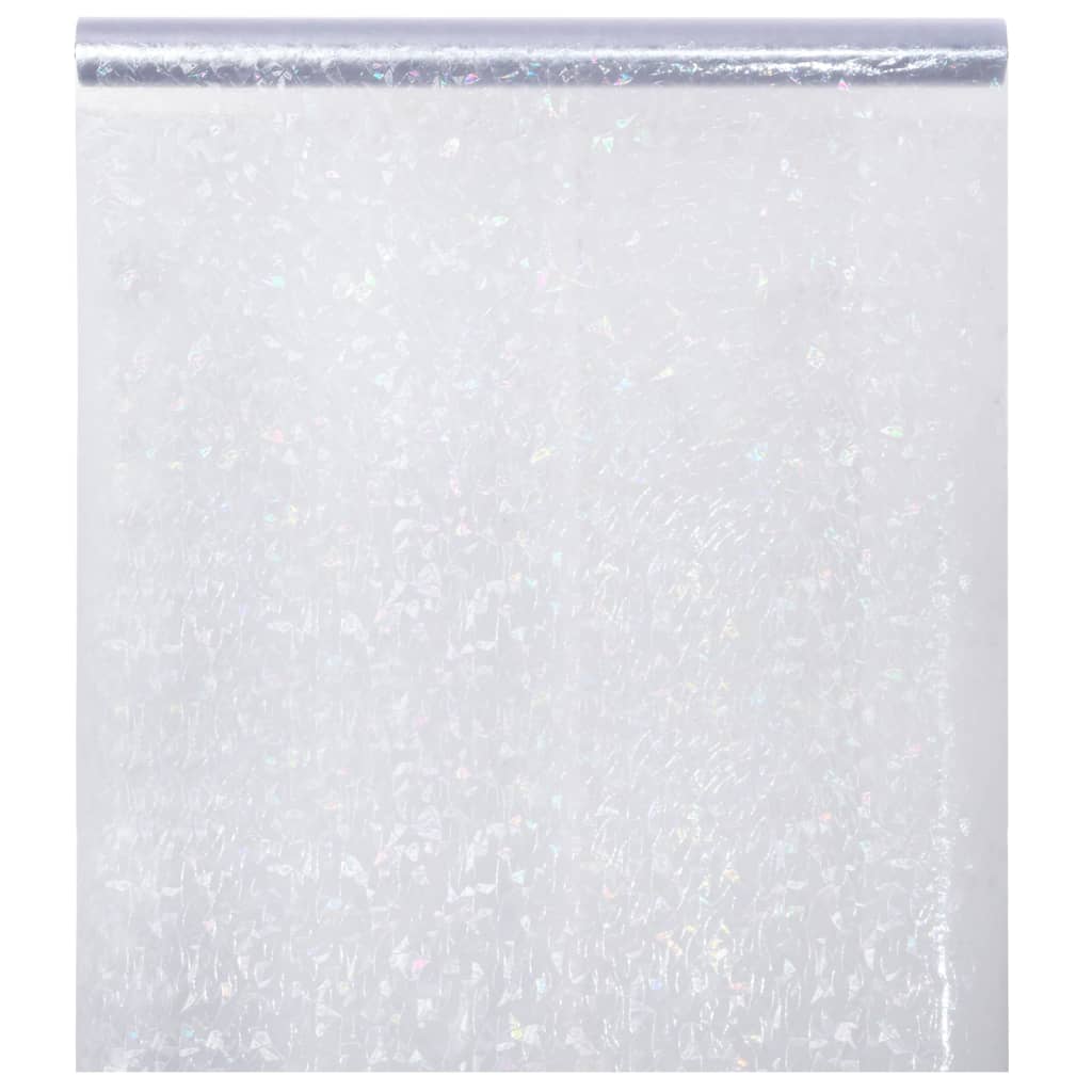 vidaXL matt szivárványmintás PVC ablakfólia 45 x 2000 cm