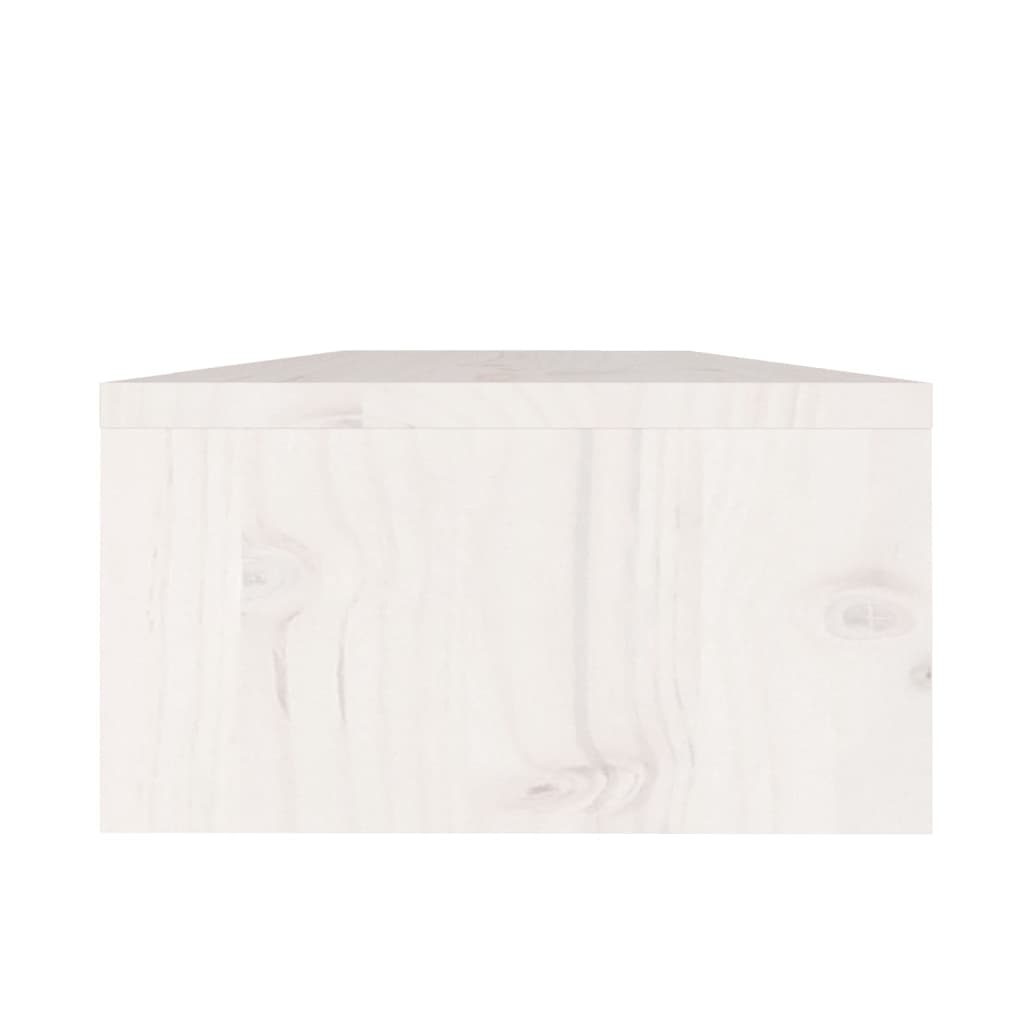 vidaXL fehér tömör fenyőfa monitorállvány 50 x 24 x 13 cm
