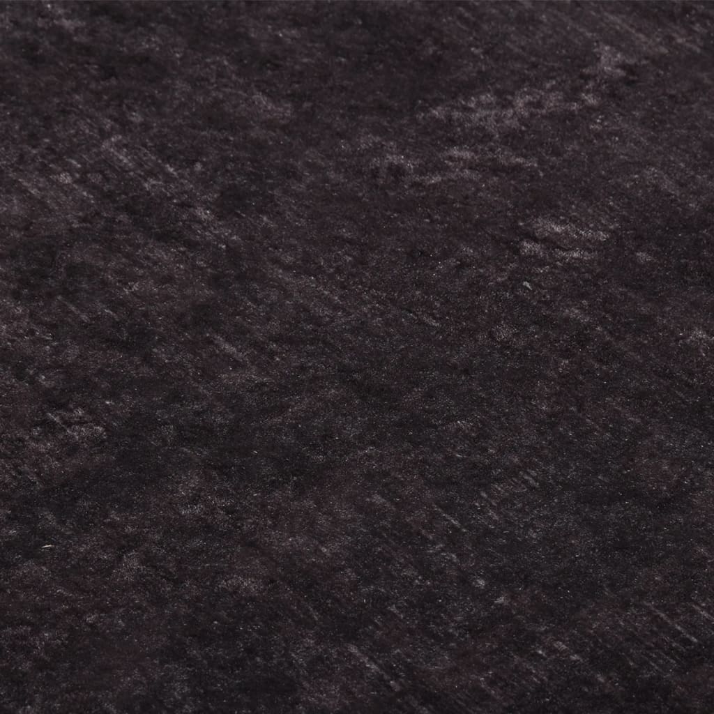 vidaXL fekete és arany csúszásmentes mosható szőnyeg 190 x 300 cm