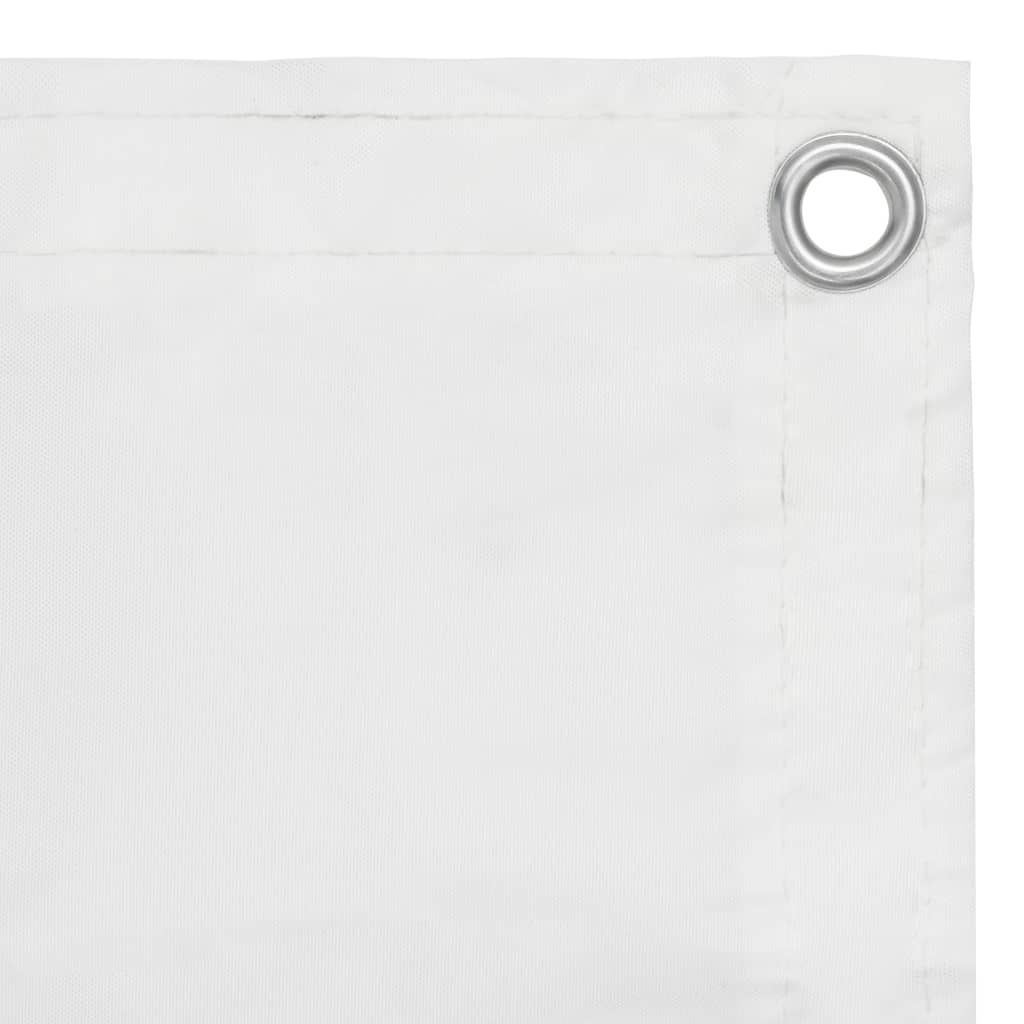 vidaXL fehér oxford-szövet erkélyparaván 120 x 600 cm