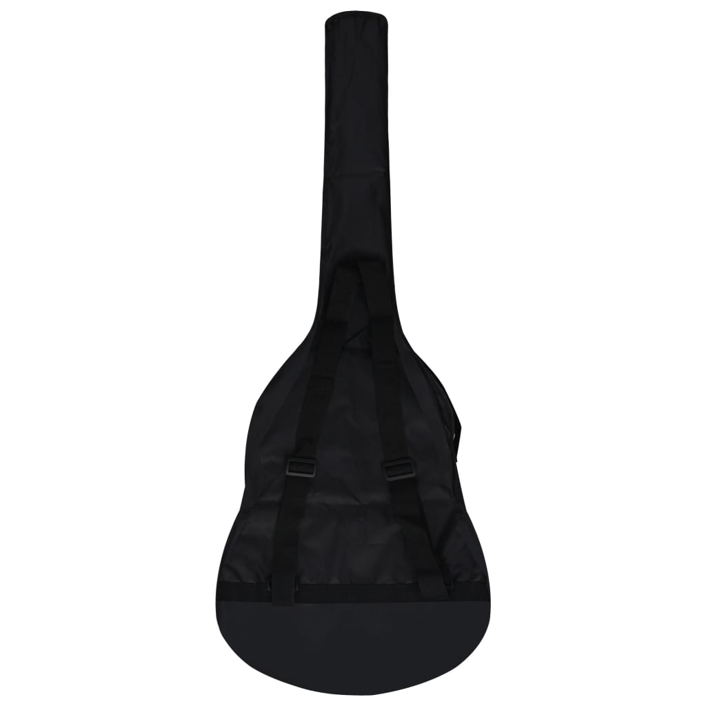 vidaXL fekete szövet gitártok 3/4-es klasszikus gitárhoz 99,5x36,5 cm