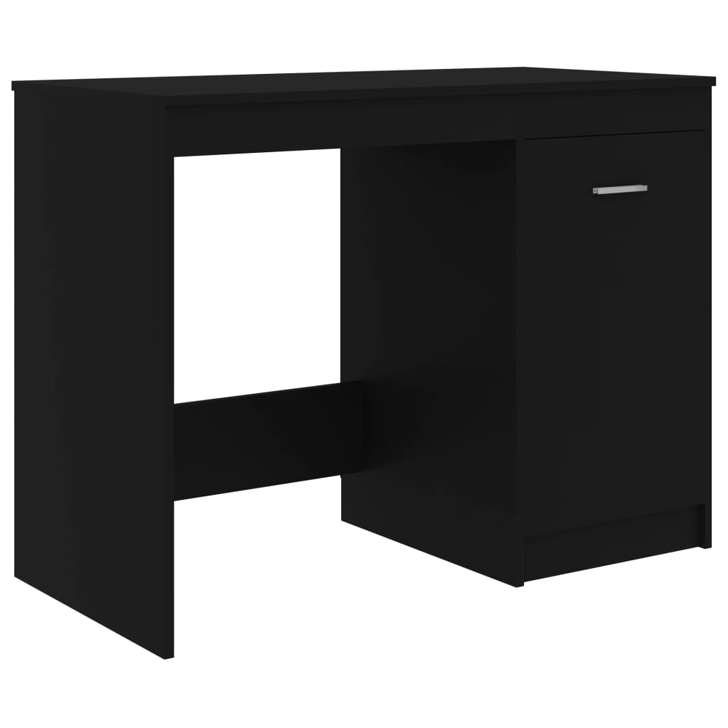 vidaXL fekete forgácslap íróasztal 140 x 50 x 76 cm