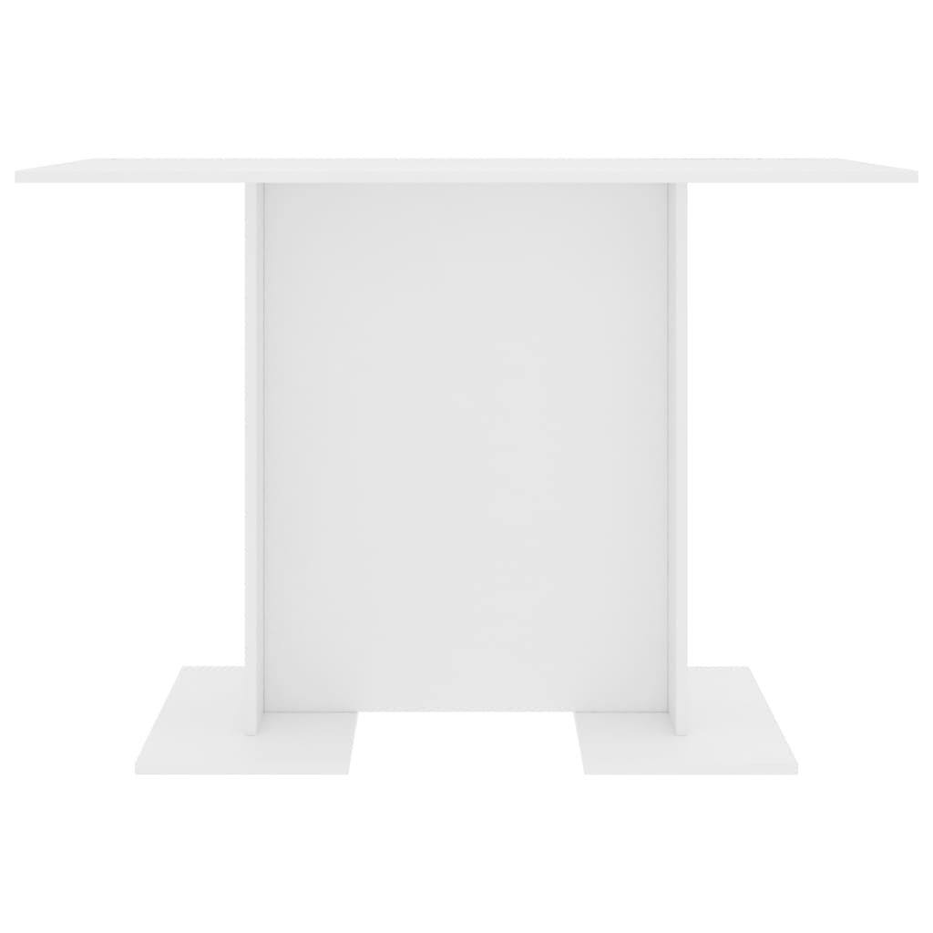 vidaXL fehér forgácslap étkezőasztal 110 x 60 x 75 cm