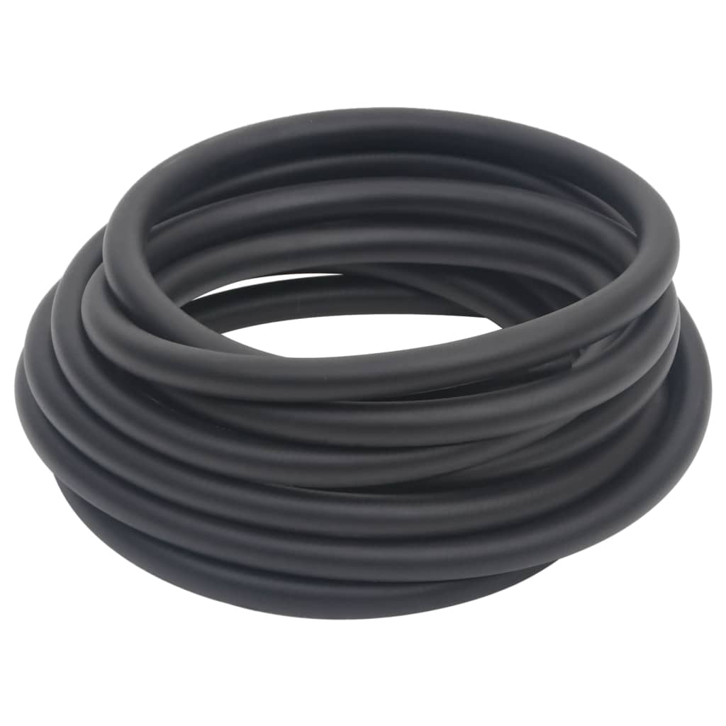 vidaXL fekete gumi és PVC hibrid légtömlő 0,6" 2 m