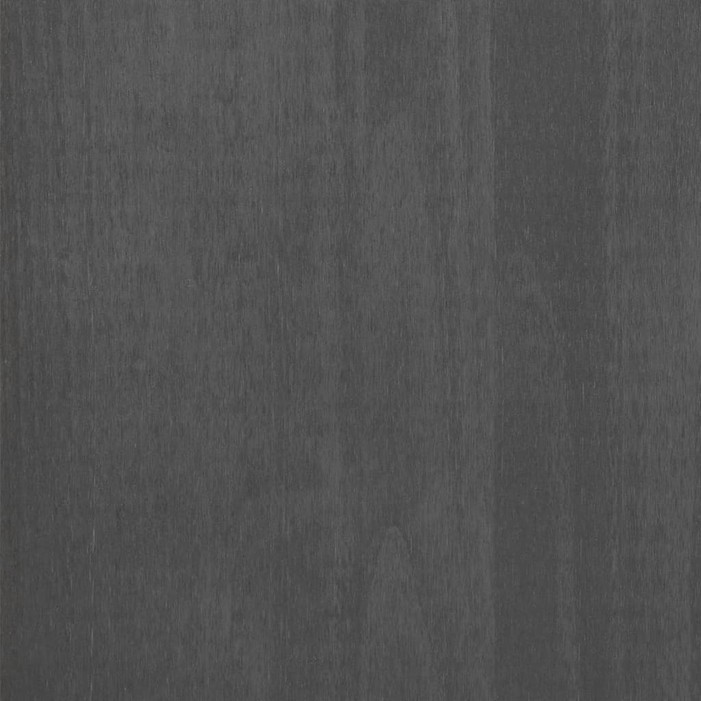 vidaXL HAMAR sötétszürke tömör fenyőfa gardrób 99 x 45 x 137 cm