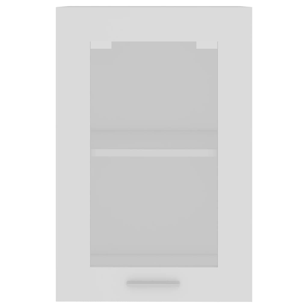 vidaXL fehér forgácslap függő üvegszekrény 40 x 31 x 60 cm