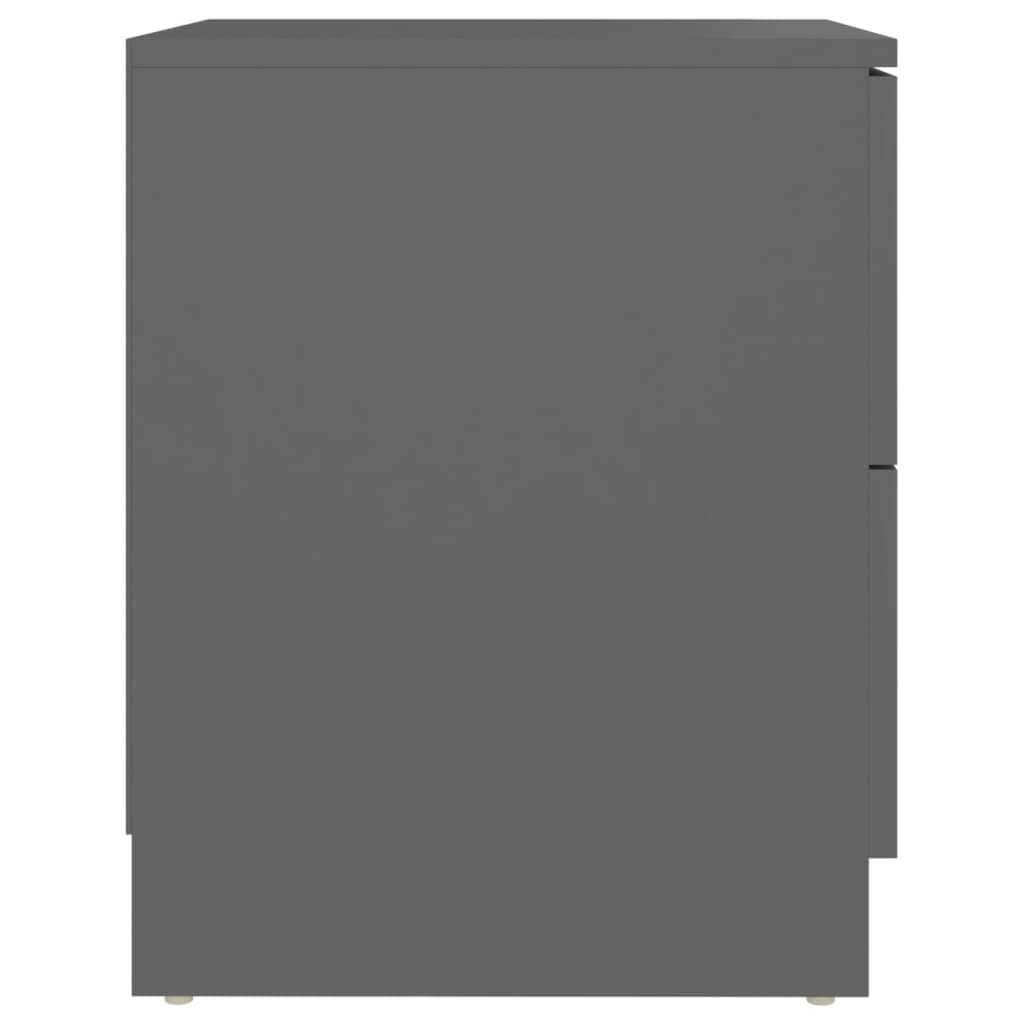 vidaXL szürke forgácslap éjjeliszekrény 40 x 40 x 50 cm