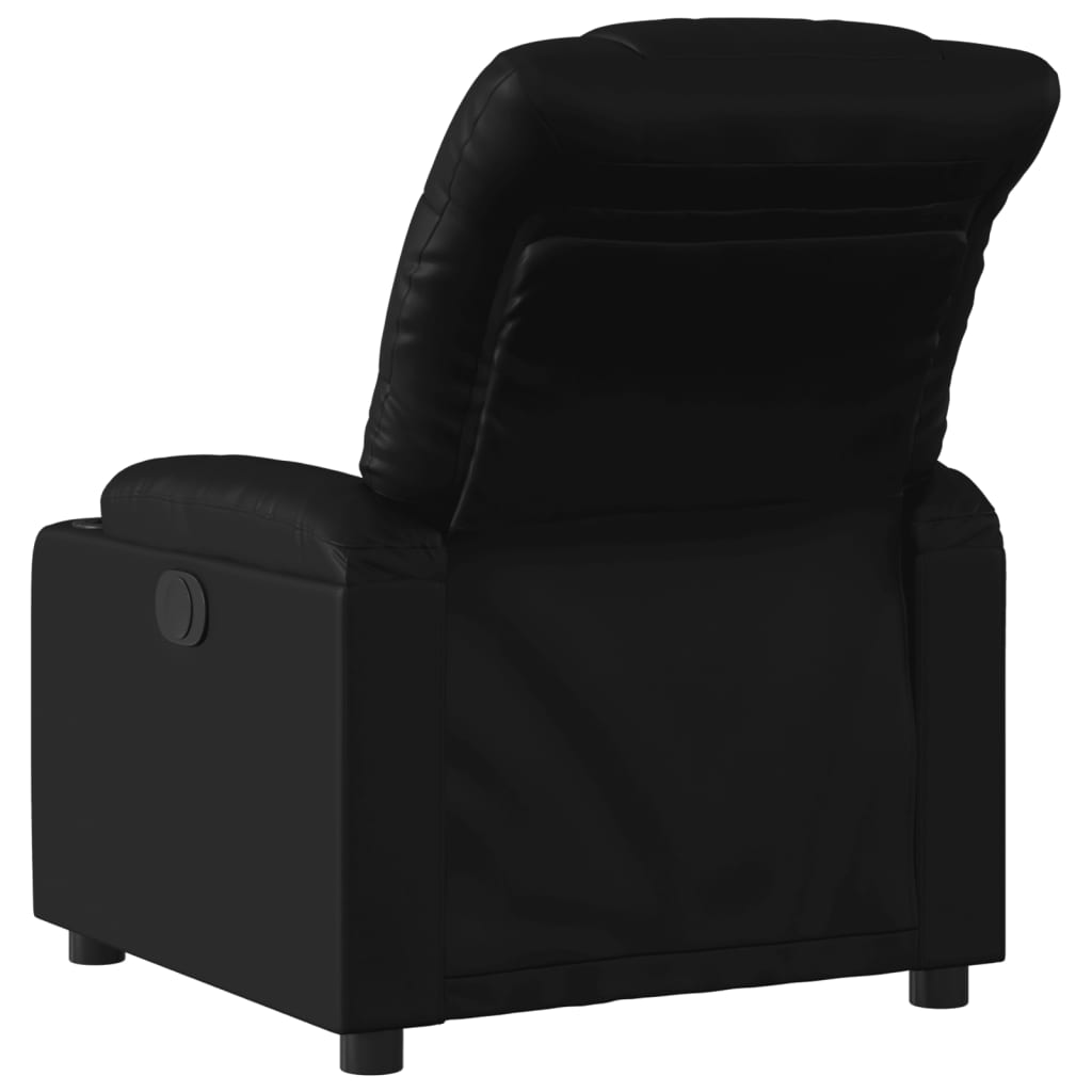 vidaXL fekete műbőr dönthető fotel
