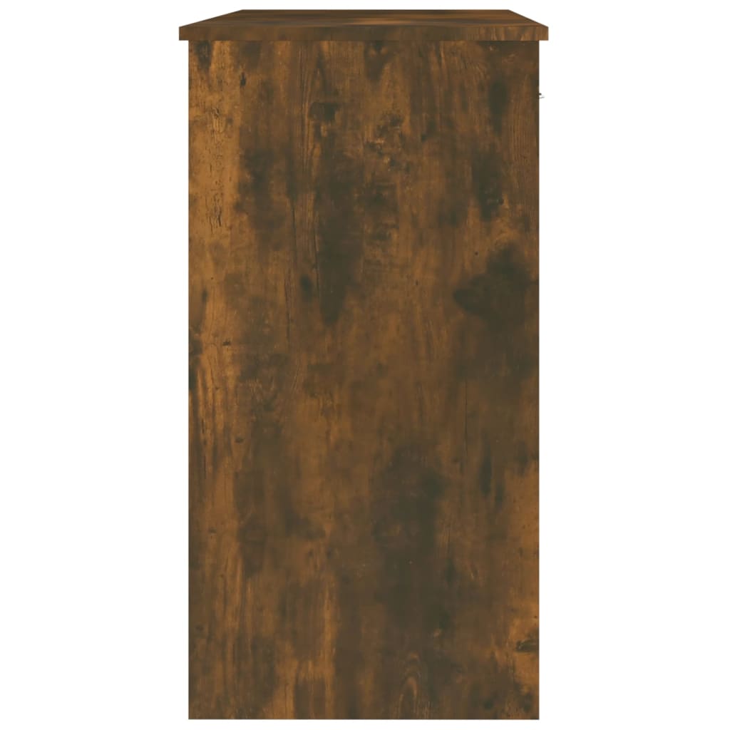 vidaXL füstös tölgy színű szerelt fa íróasztal 80 x 40 x 75 cm