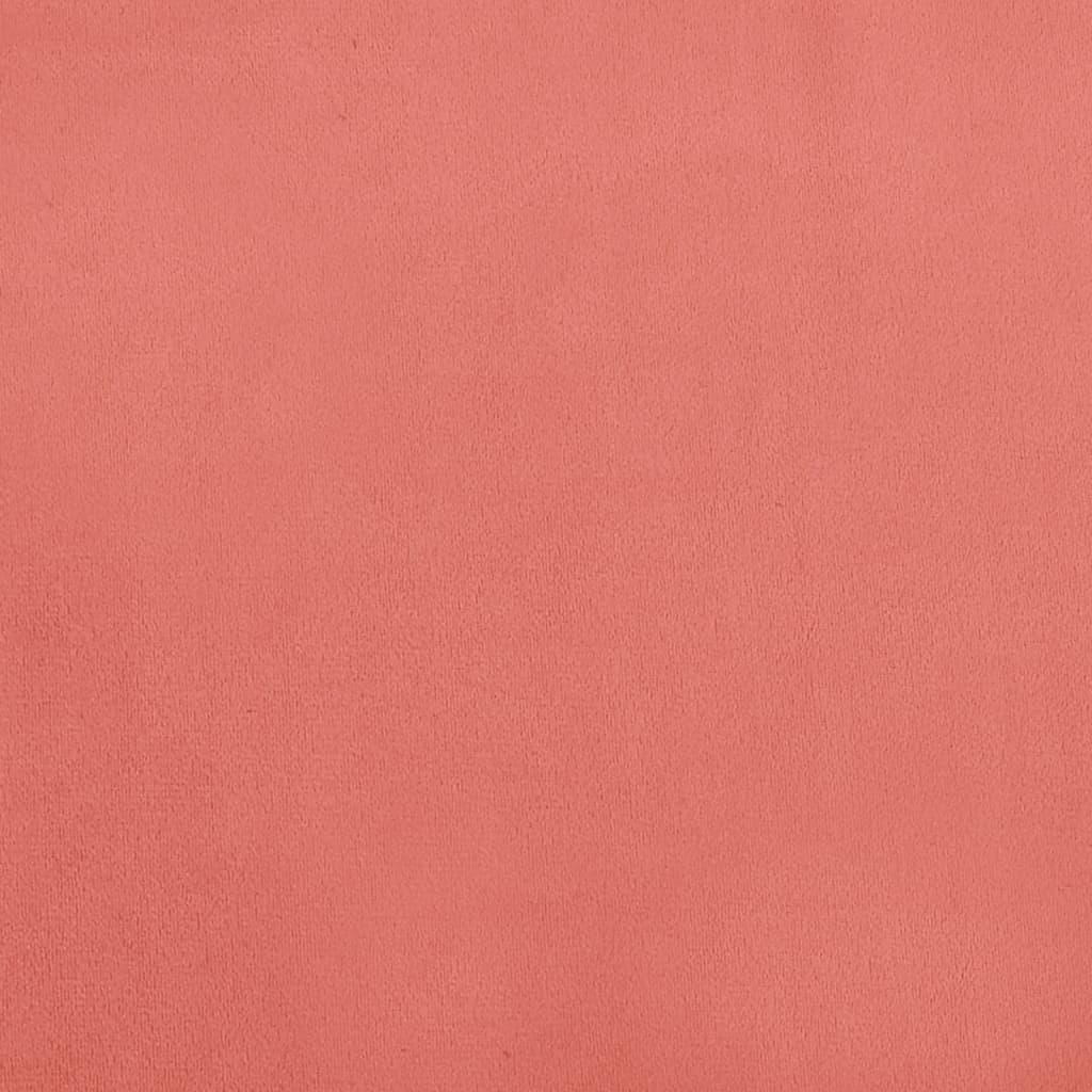 vidaXL rózsaszín bársony lábzsámoly 45x29,5x35 cm