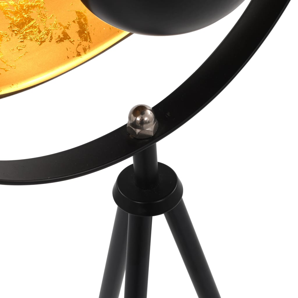 vidaXL fekete-arany állólámpa E27 31 cm