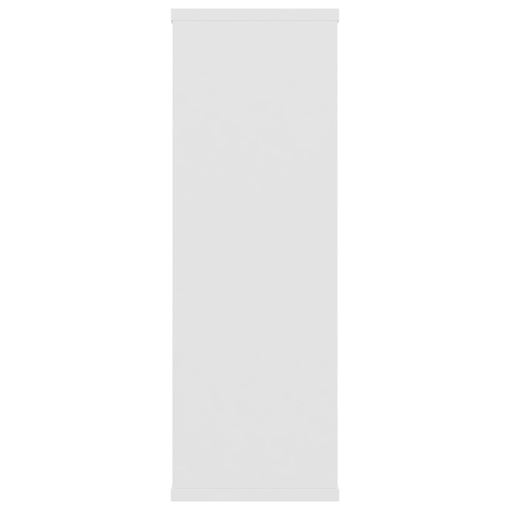 vidaXL fehér forgácslap fali polcok 104 x 20 x 58,5 cm