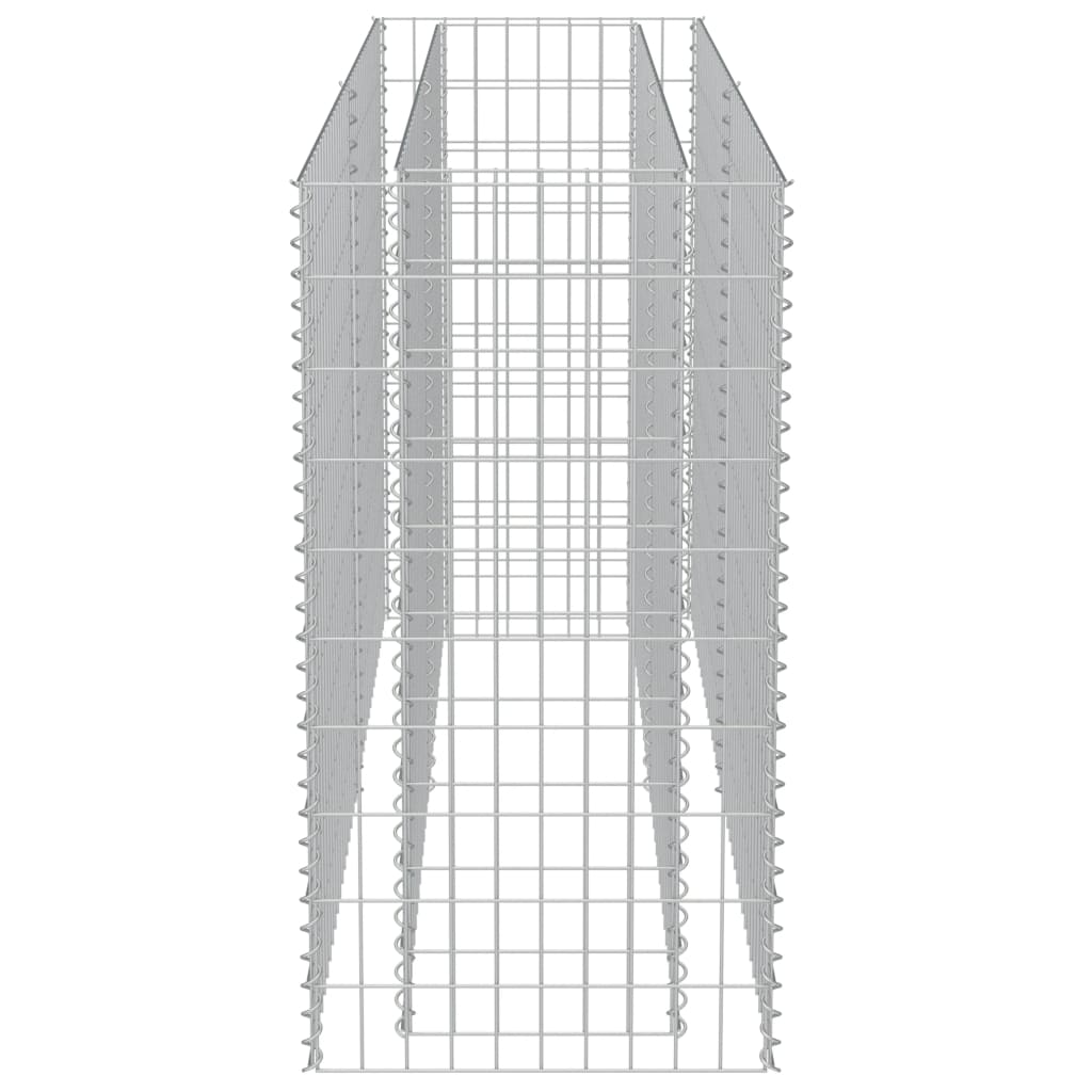 vidaXL horganyzott acél gabion magaságyás 180 x 50 x 100 cm