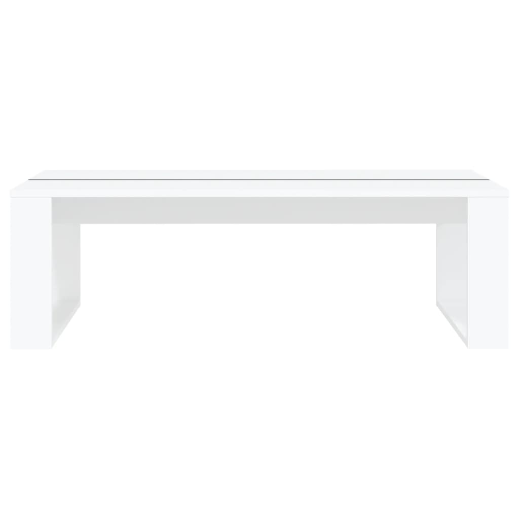vidaXL fehér forgácslap dohányzóasztal 110 x 50 x 35 cm
