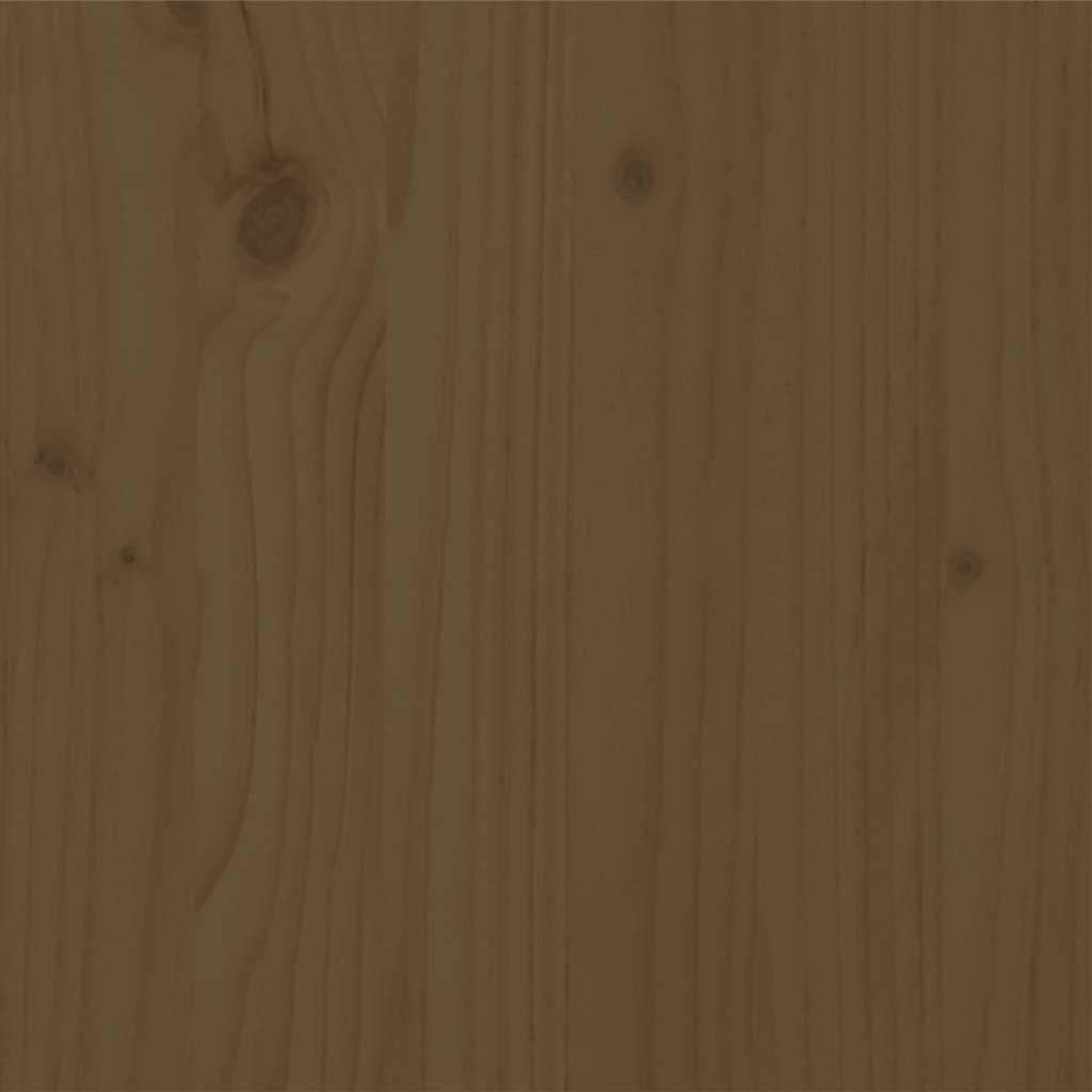 vidaXL mézbarna tömör fa ágykeret 104x 200 cm