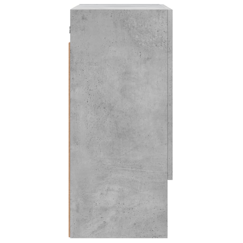 vidaXL betonszürke szerelt fa faliszekrény 60 x 31 x 70 cm