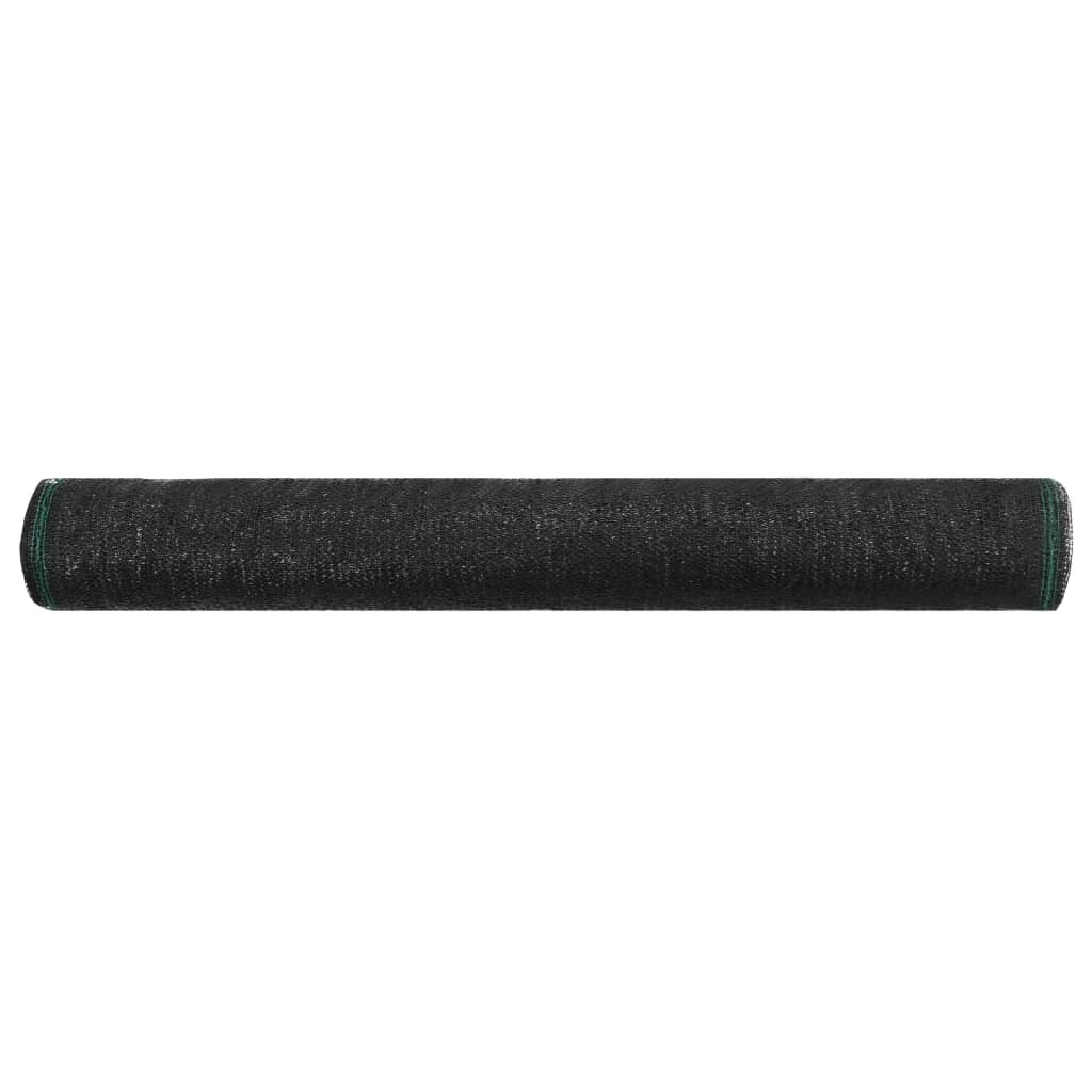 vidaXL fekete HDPE teniszháló 1 x 50 m