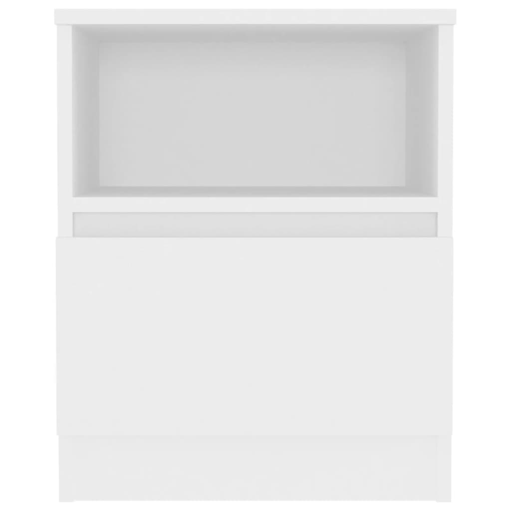 vidaXL fehér forgácslap éjjeliszekrény 40 x 40 x 50 cm