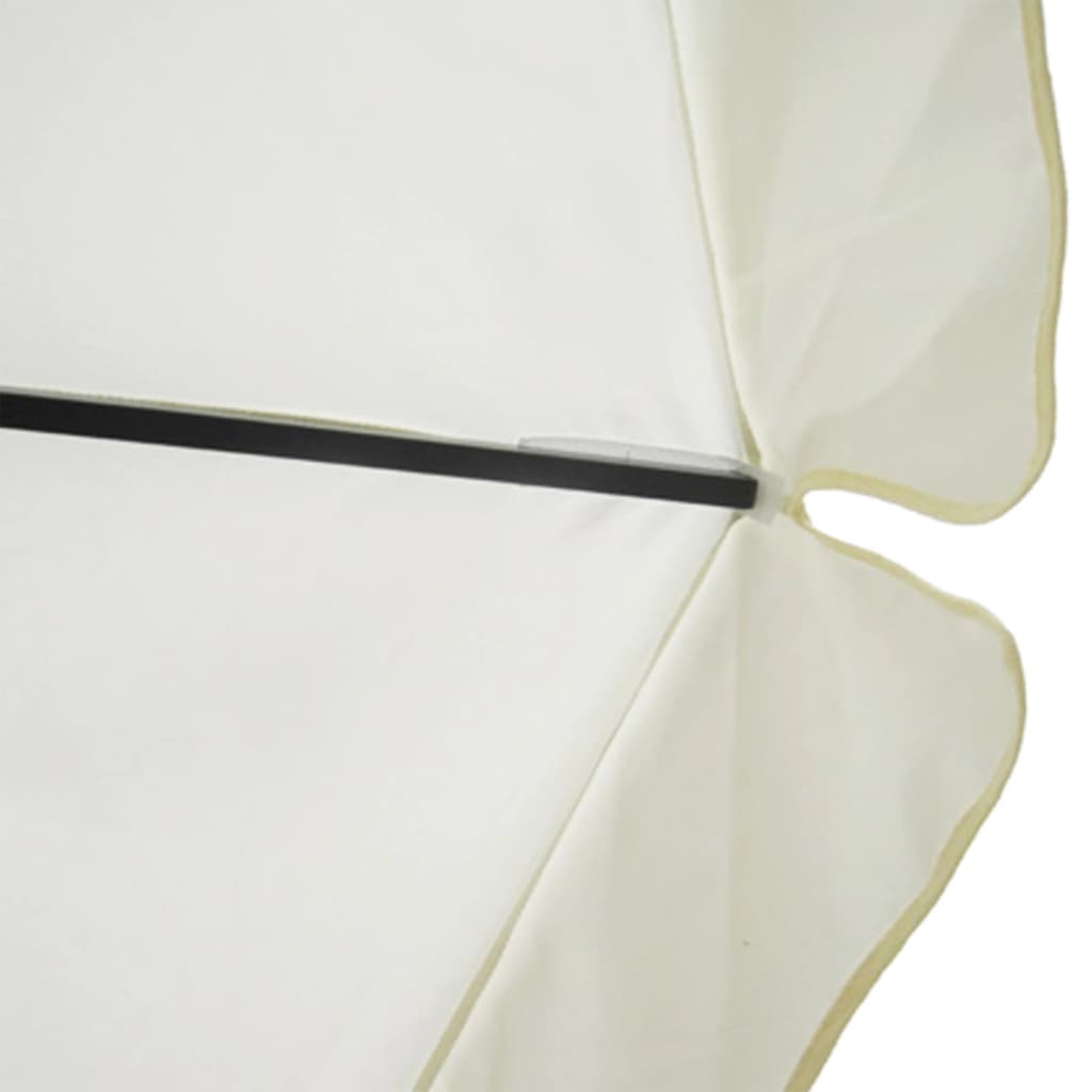 vidaXL fehér alumínium napernyő 500 cm