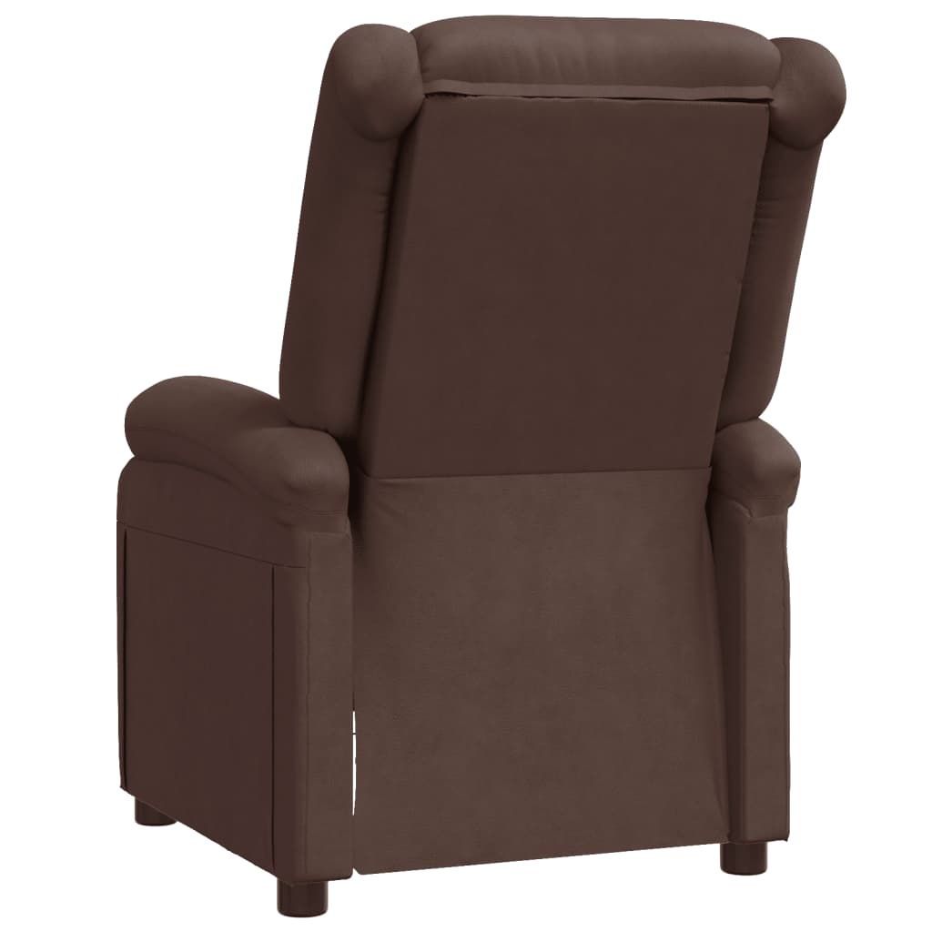 vidaXL barna műbőr dönthető fotel
