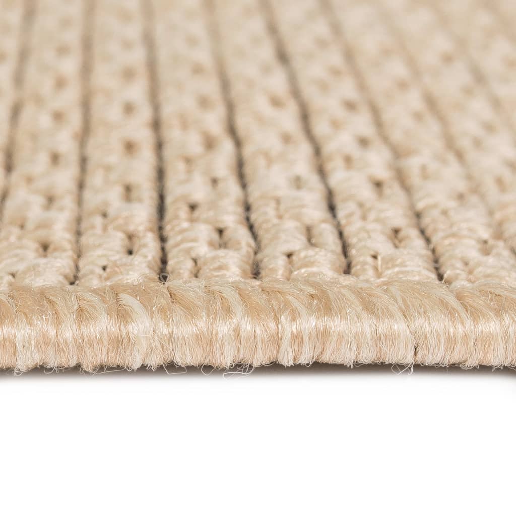 vidaXL bézs szizál hatású beltéri/kültéri szőnyeg 80 x 150 cm