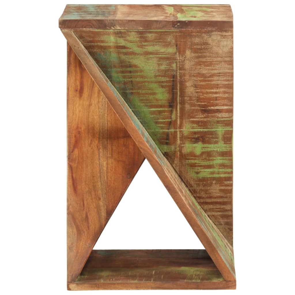 vidaXL tömör újrahasznosított fa kisasztal 35 x 35 x 55 cm