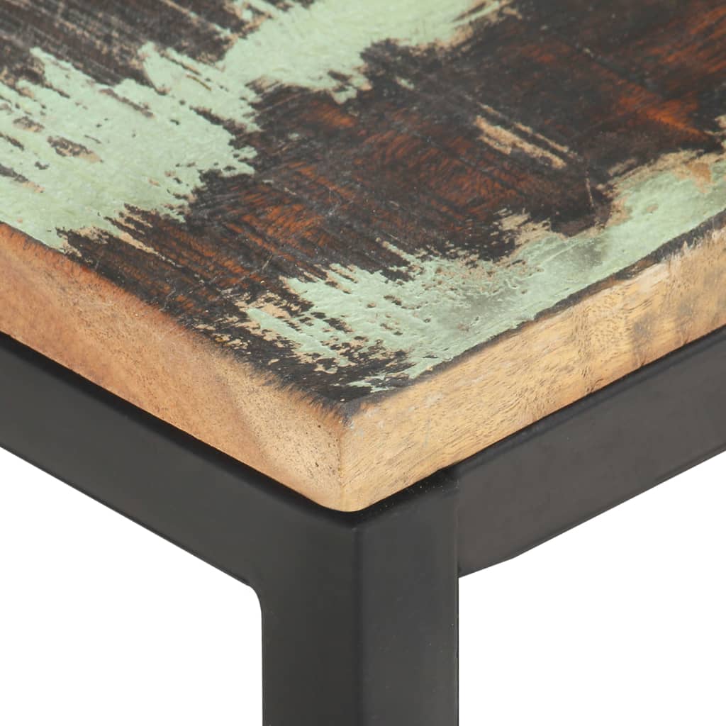 vidaXL tömör újrahasznosított fa kisasztal 40 x 40 x 35 cm
