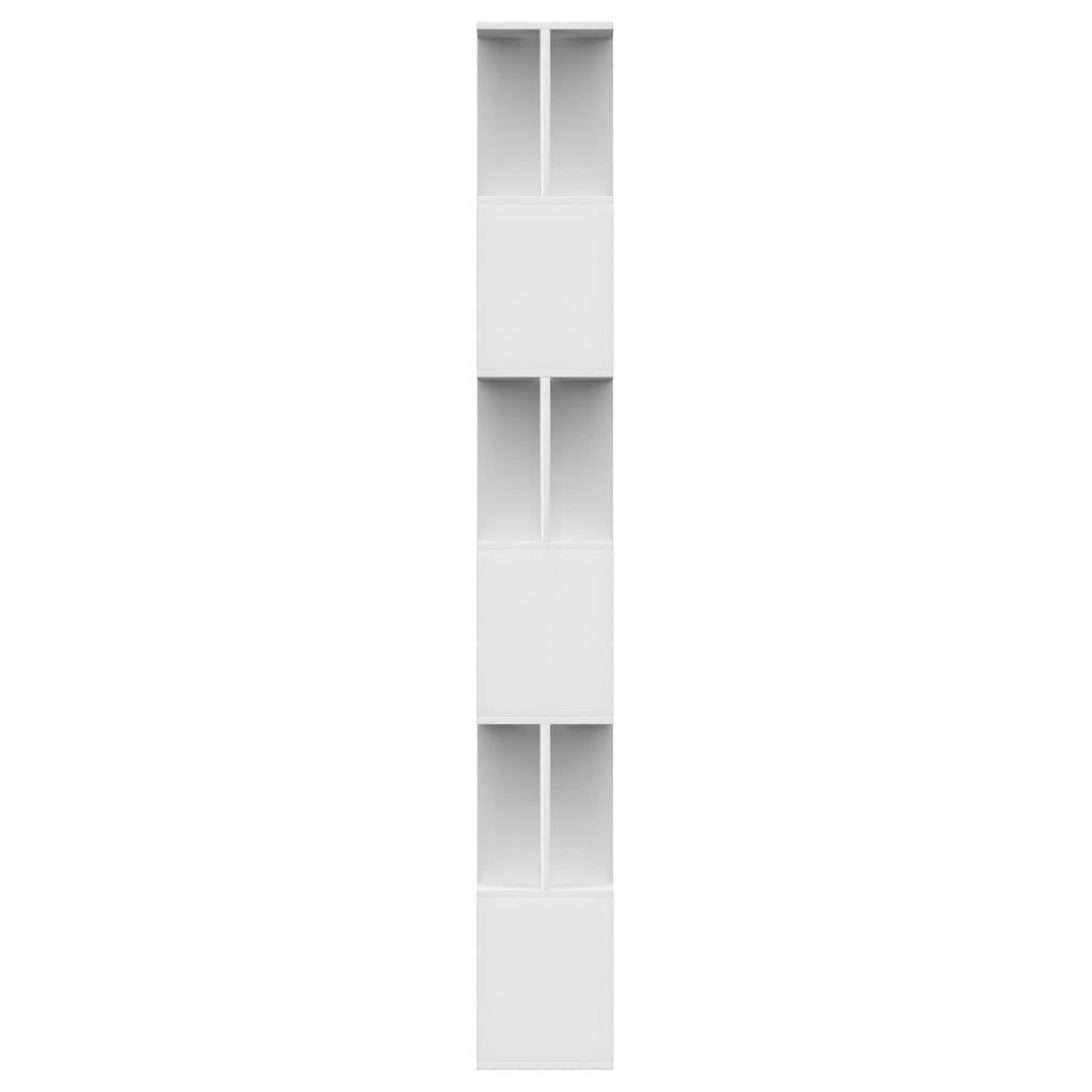 vidaXL fehér forgácslap könyvszekrény/térelválasztó 80x24x192 cm