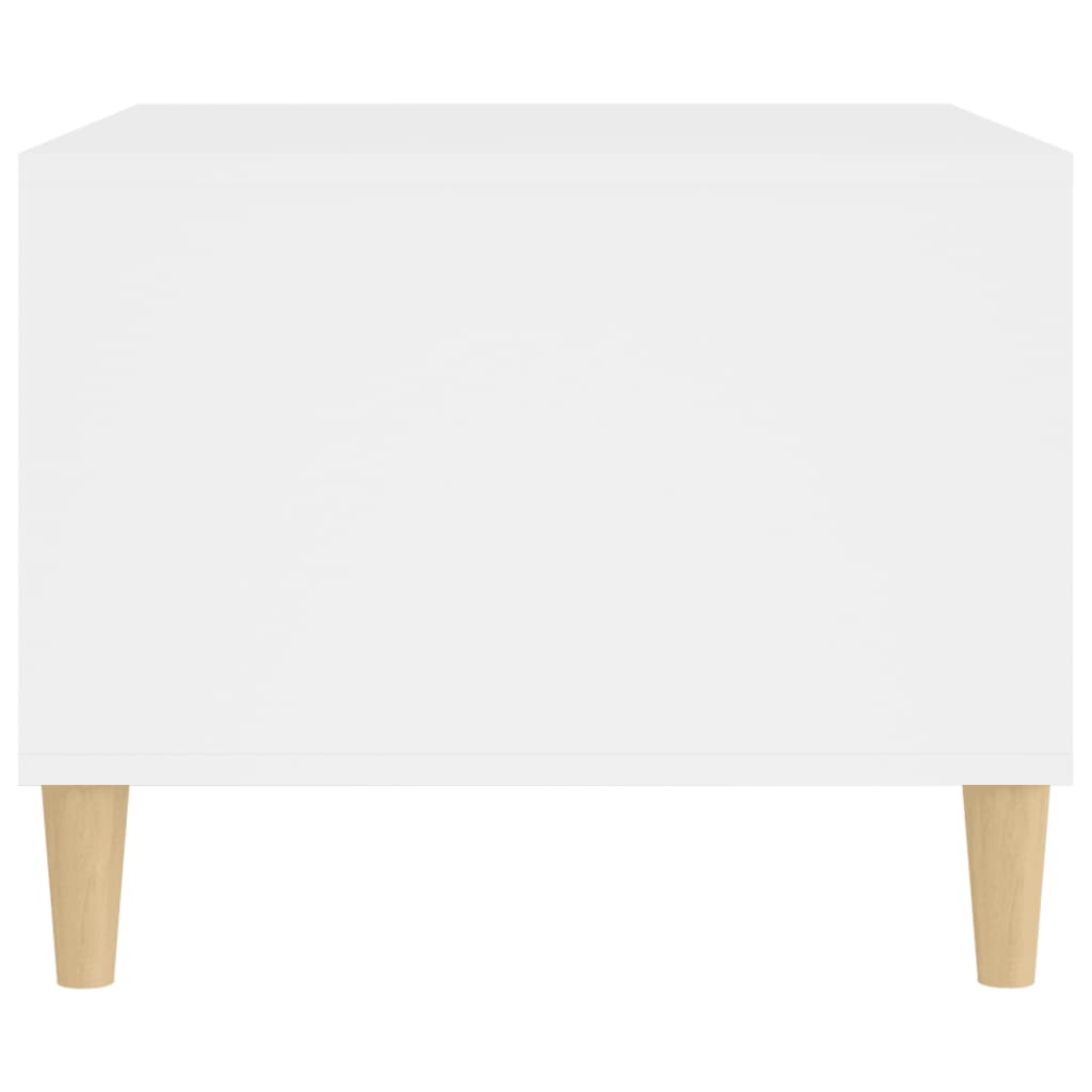 vidaXL fehér szerelt fa dohányzóasztal 60x50x40 cm