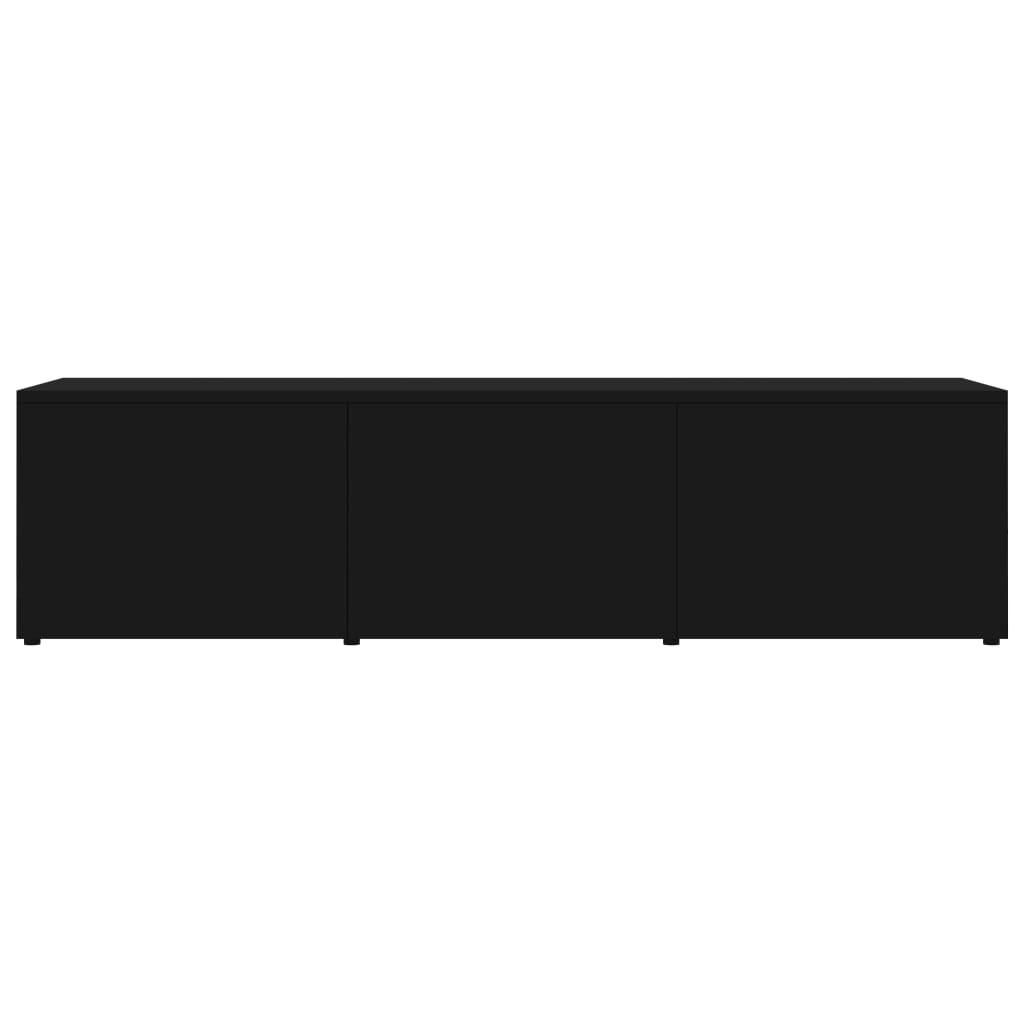 vidaXL fekete forgácslap TV-szekrény 120 x 34 x 30 cm